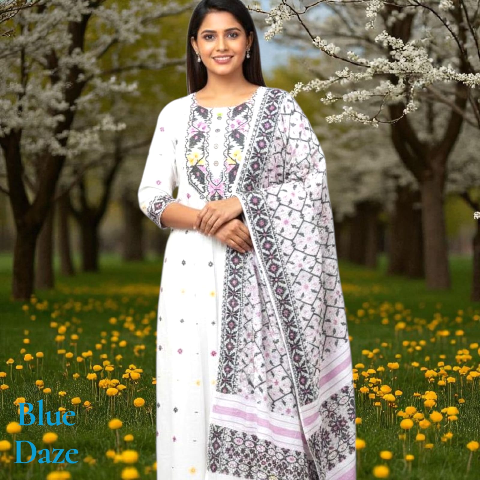 Jamdani Three Piece 2