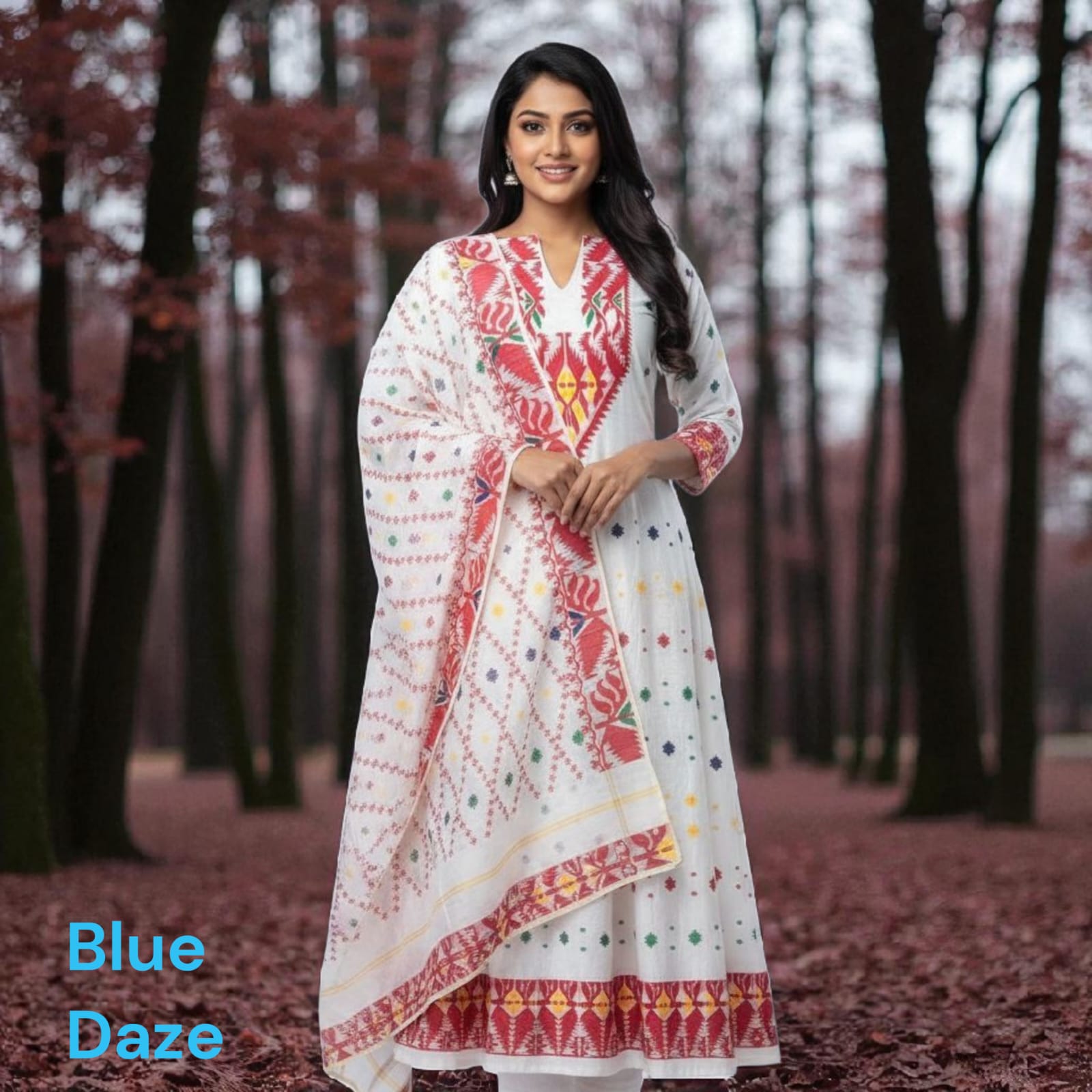 Jamdani Three Piece 4