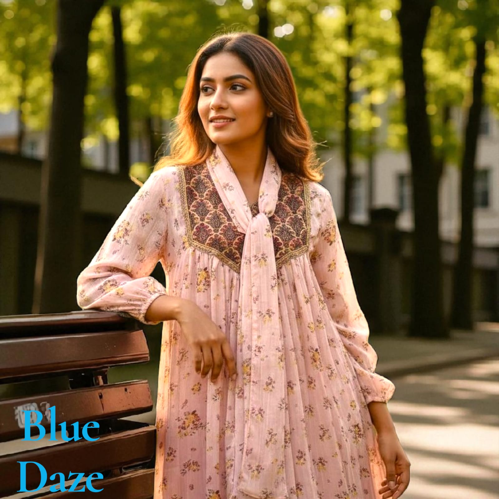 Anarkali Ready Three Piece